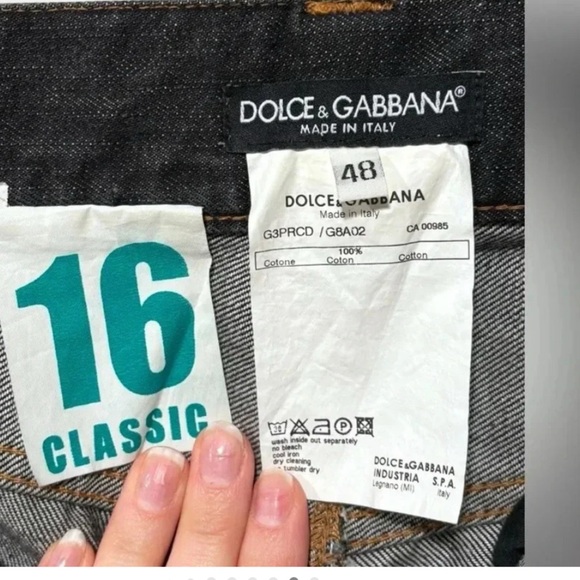 Dolce & Gabbana Dark Indigo Straight Jeans - Picture 8 of 8